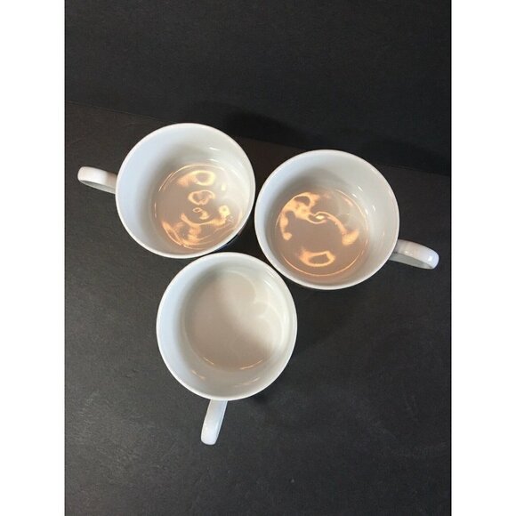 Set 3 Fantasia Cups Mosaic Stoneware PTS Int’l Interiors Teacup Blue Pink Floral - Picture 7 of 7